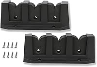 Vista 1 de PIT66 Soporte de caña de pescar montado soporte de caña horizontal 3 Barco de pesca Gear Pole Storage Holder Mount Plastic