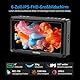 FEELWORLD FW568 PRO 6 Zoll 1200 Nit DSLR Kamera Field Monitor mit F750 Akku 4400mAh Tragetasche, Waveform 3D LUTs Video Peaking Fokusassistent 1920x1080 IPS 4K HDMI Type-C Eingang/Ausgang