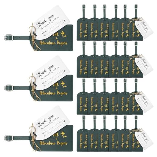 Bulk Leather Luggage Tags for Events