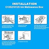 Poschink C13S210125 Ink Maintenance Box Tank Replacement Compatible for EPSON Surecolor SC-F170 F100 F150 Printers (S210125/SC23MB) - Image 6