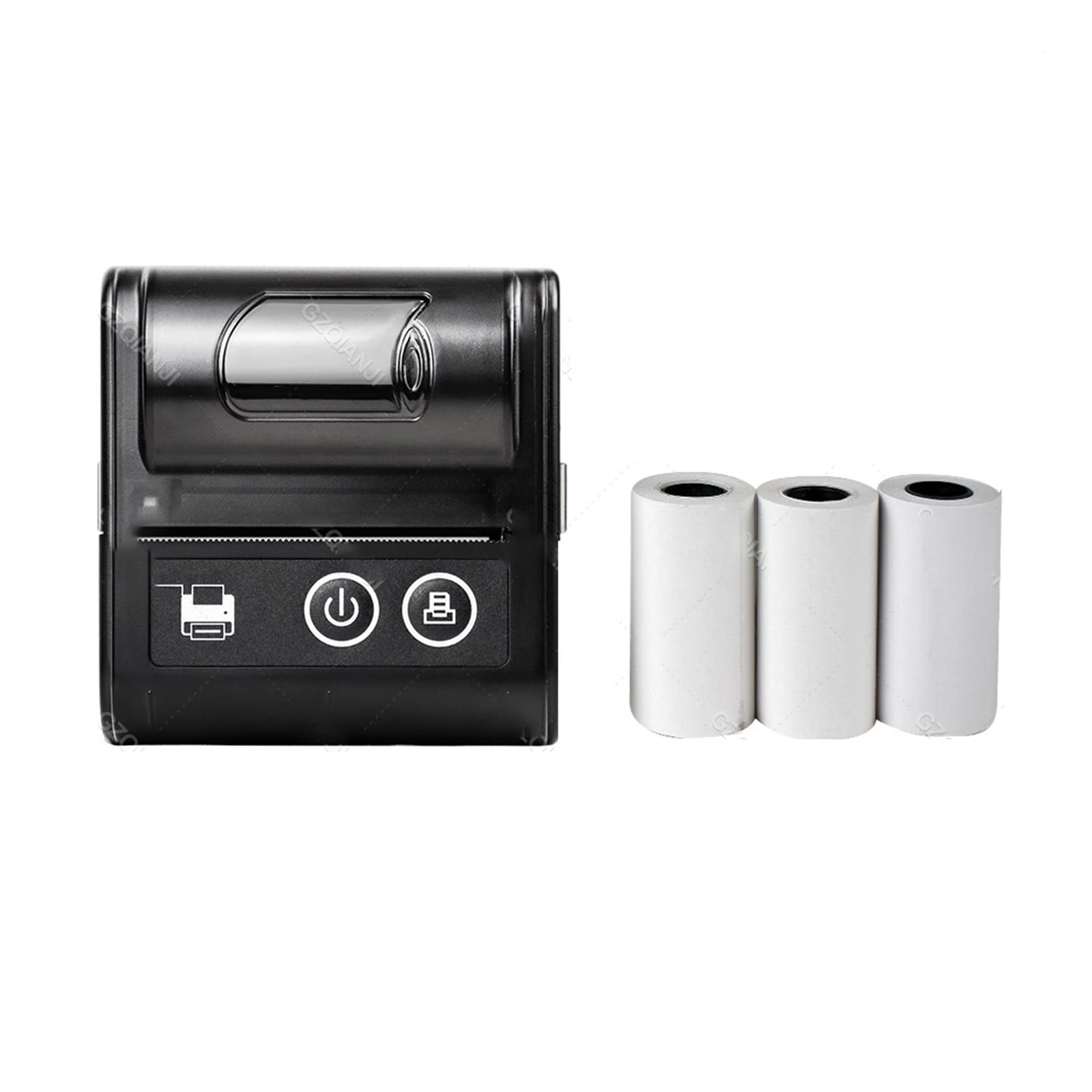 Mini stampante for ricevute Bluetooth portatile wireless da 58 mm(1Printer 4Roll)