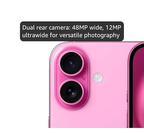 Amazon.com: Apple iPhone 16, US Version, 128GB, Pink - Unlocked