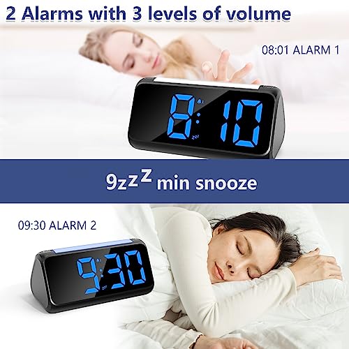 Netzu 5266 Digital Alarm Clock, Alarm Clocks thumb #3