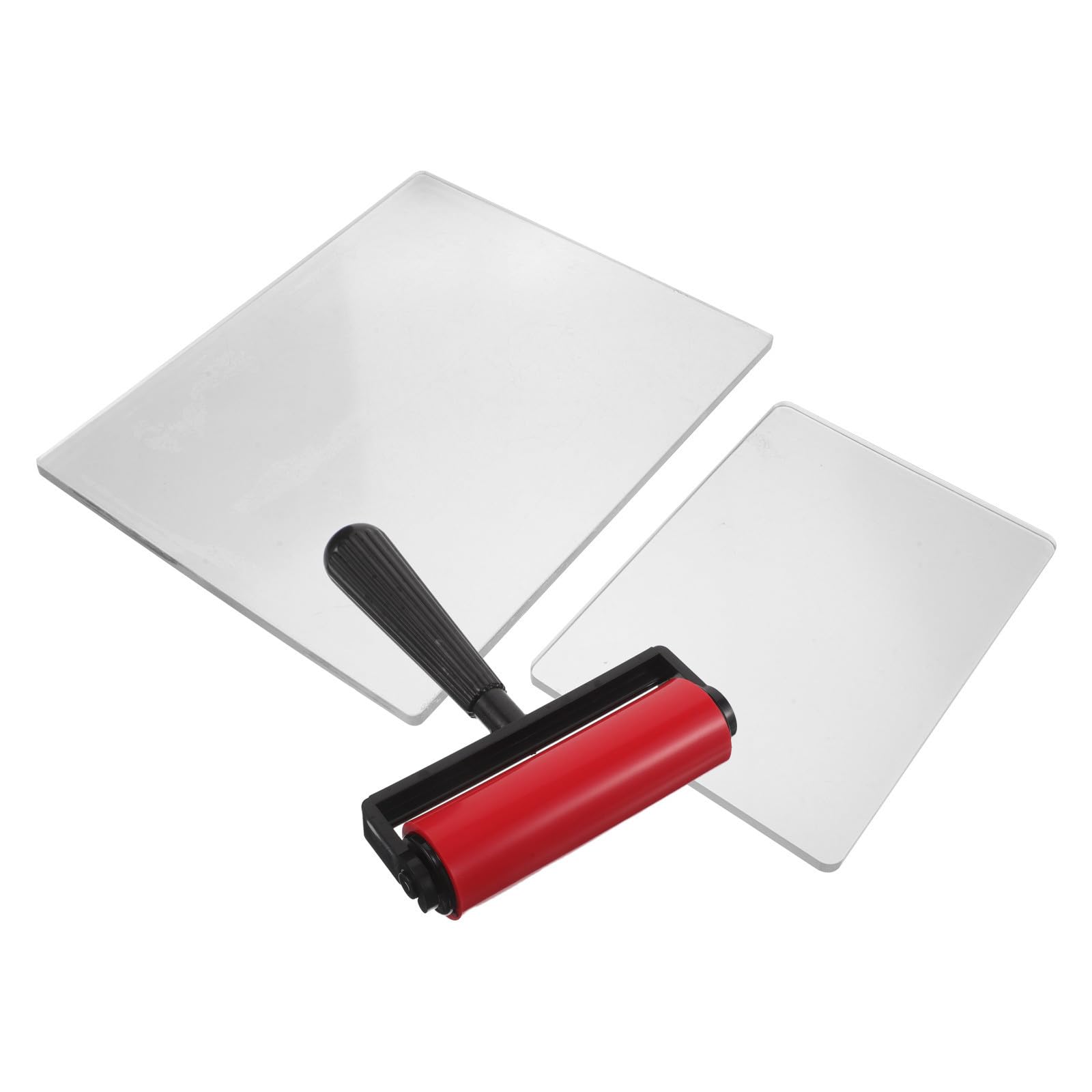 UPKOCH Rodillo de Impresión en Gel con Pincel Integrado, Set de 1, Material Plástico y Gel para Proyectos de Artes y Manualidades con Detalles Excepcionales y Transferencia