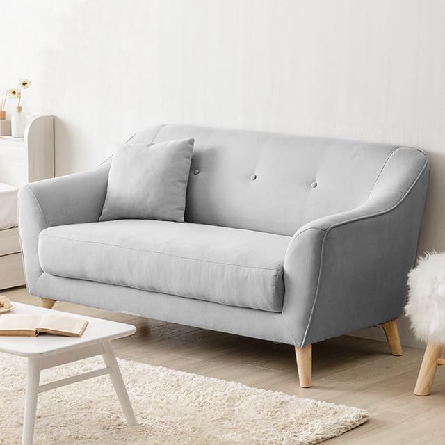 新品　ソファ　2人掛け　2人掛けソファ　ライトグレー　リビングソファー 新品ソファリビングソファ2人掛けソファライトグレー