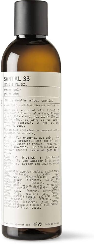 Amazon.com : Le Labo Santal 33 Shower Gel - 8 oz./237ml : Beauty Amazon.com : Le Labo Santal 33 Shower Gel - 8 oz./237ml : Beauty