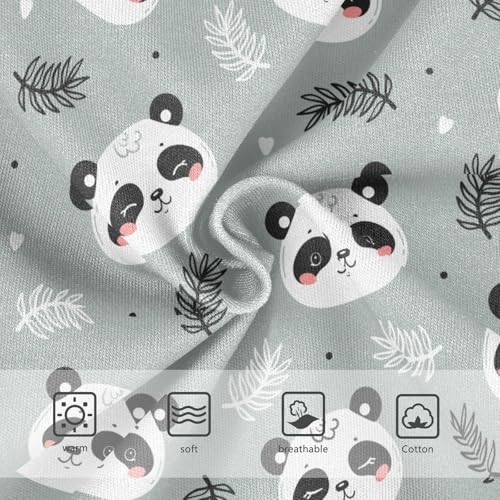 Little Girl Underwear Toddler Panties Kids Undies Panda Cartoon Leaves Soft Cotton Briefs 2T-8Y3