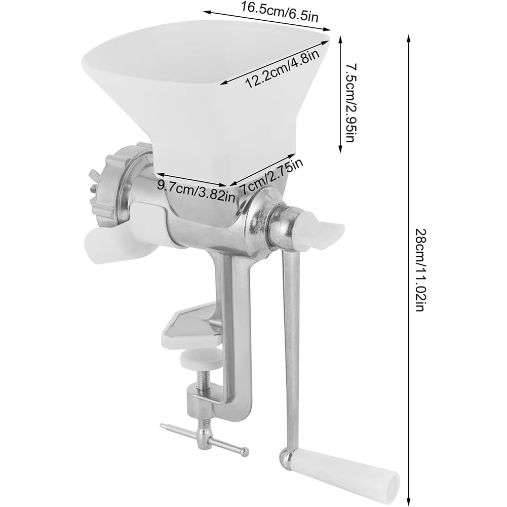 Manuelle Futterpelletmaschine Mit 1,5-10mm Pelletplatten, Haustier Hund Katze Fisch Pellet Mill Maker Maschine Vögel Angeln Tier Köder Granulator Für Tischmontage Silver, 9mm