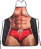 Fartoni Delantal de Cocina para Hombre Divertido para Cocina, BBQ y Fiesta – Creativo para Cocinar, Asar y Hornear