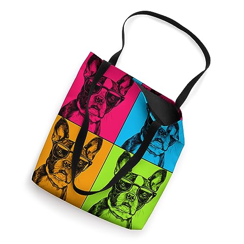 Bolso Tote con Diseño de Perro Boston Terrier miniatura 2