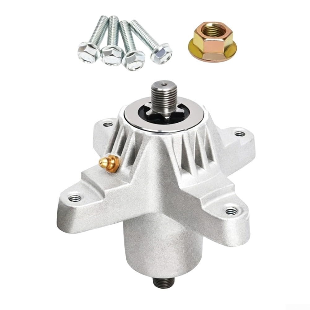 618-0142A - Conjunto de husillo para 918-0142 618-0138 se adapta a cubierta de 38 pulgadas 42 pulgadas LT145 LT1300 pieza de cortacésped 13A4660F131 13A5450F131 Construcción de metal