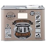 カンペハピオ 水性多用途つや消し塗料 マットペイント リネンホワイト 7L 2缶入