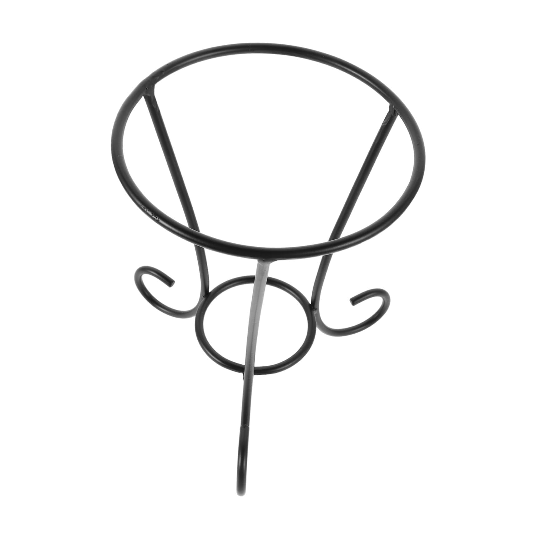 BESTonZON Supporto Stabile e Versatile in Ferro Nero per Sfere da Giardino in Vetro Design Elegante e Decorativo per Esposizione All'aperto