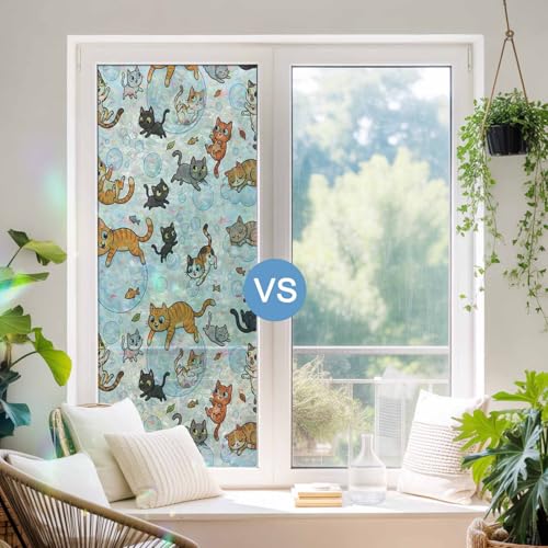 Vinilo decorativo para ventana 17.7"x78.7" blanco miniatura 4
