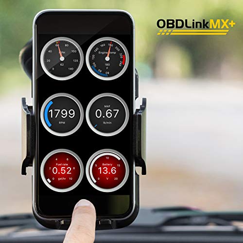 Image of OBDLink MX+ Bluetooth OBD2 Scanner Turns Your iPhone, iPad, Android, Kindle Fire or Windows Device into a Professional-Grade Diagnostic Scan Tool, Trip Computer, and Real-time Performance Monitor.
