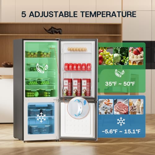 Upstreman 7.1 Cu.Ft Apartment Fridge