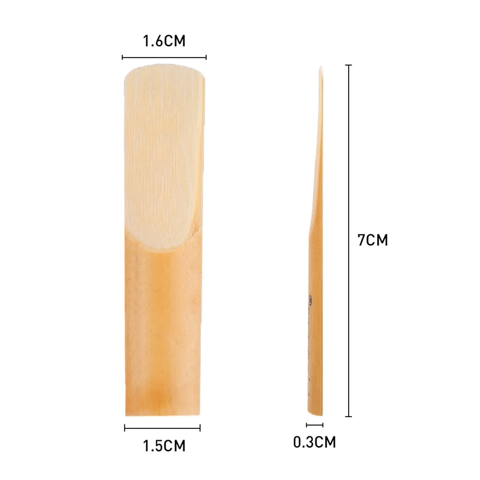 TSTS 10 Teile/schachtel Alto Saxophon Blätter Alto BeE Saxophon Blätter Bambus 2-1/2 Sax Reed Stärke 2,5 Für Saxophon Spieler Sax Teile Instrument Zubehör