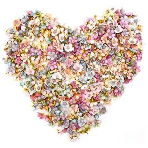 yfshfdc 50/100 Multicolor Daisy Flower Head Mini Artificial Flower Party Home Decoration D I Y Garland Headdress Cover