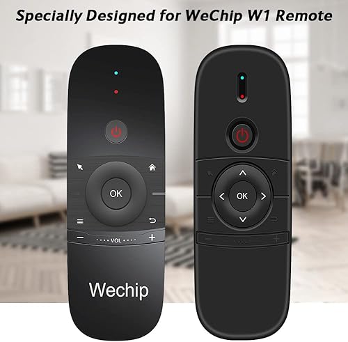 Miniatura 2 de Funda para WeChip W1 Remote, Cubierta de silicona para WeChip W1 Control remoto Soporte de piel Protector Universal Reemplazo de goma Funda trasera