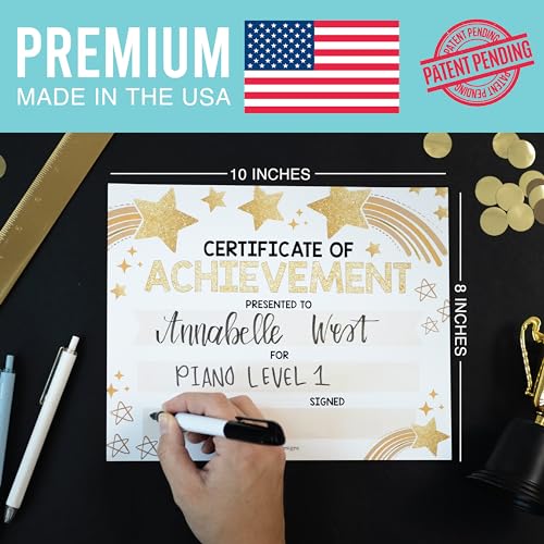 Hadley Designs HD - AWARD CERTIFICATE 017 25 Colorful Preschool Kindergarten Diploma Certificate Paper Print For Kids - Graduation Certificates Of Achievement Award Certificates thumb #2