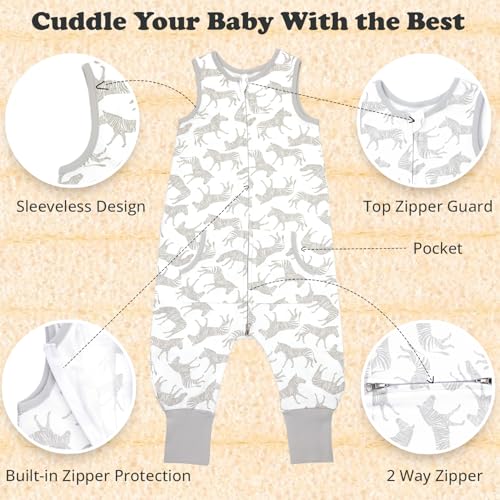 Image of Toddler Sleep Sack with Feet, 2-3T, 1-Pack