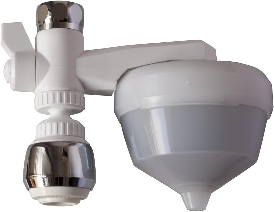 Siroflex 2650/1S Classic UNI 3-A tap water purifier Made in Italy, Kitchen tap water filter, with SIRIUS tap sprayer with swivel. For Chlorine Removal with Filter Cartridge