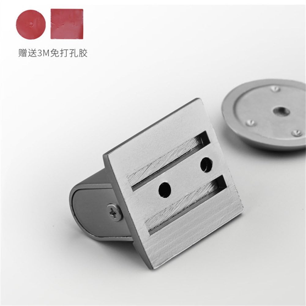 Fermaporta invisibile anticollisione anti-perforazione per bagno e camera da letto, fermaporta antiurto, fermaporta magnetico antivento, fermaporta per pavimento, bronzo giallo, 3 pezzi