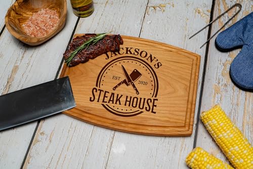 Tabla de cortar de madera personalizada para parrilla miniatura 5