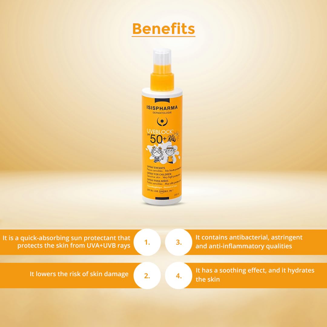 Isıs Pharma Uveblock Spf 50+ Spray Kids 200Ml
