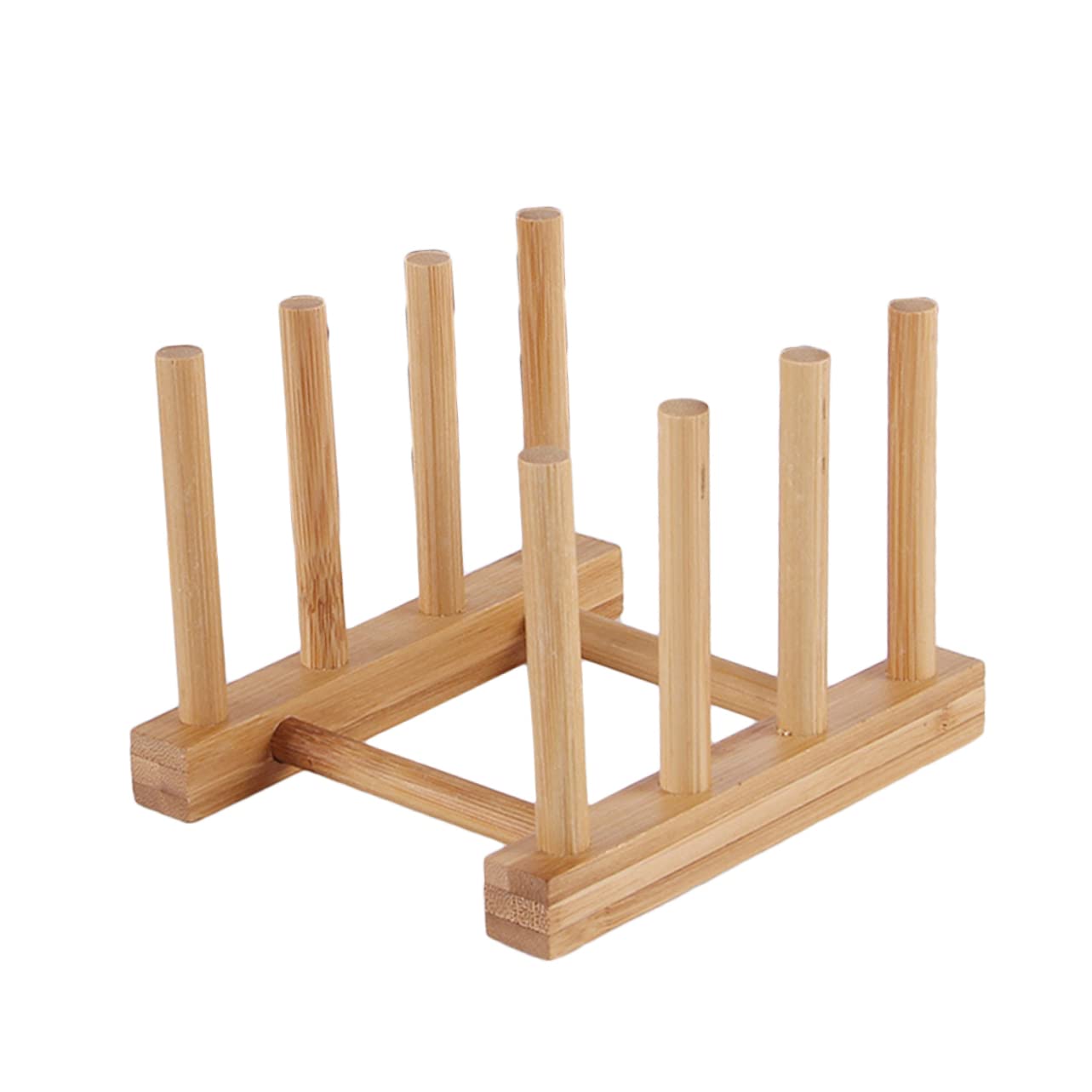 VINTORKY 2pcs Multi-Function Dish Rack Kitchen Cupboard Organiser Sink Organiser Storage Cutlery Drainer Drying Drainer Wood Material