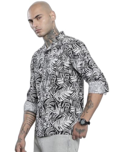 Chemise décontractée noire pour éviter un style ennuyeux en taille S