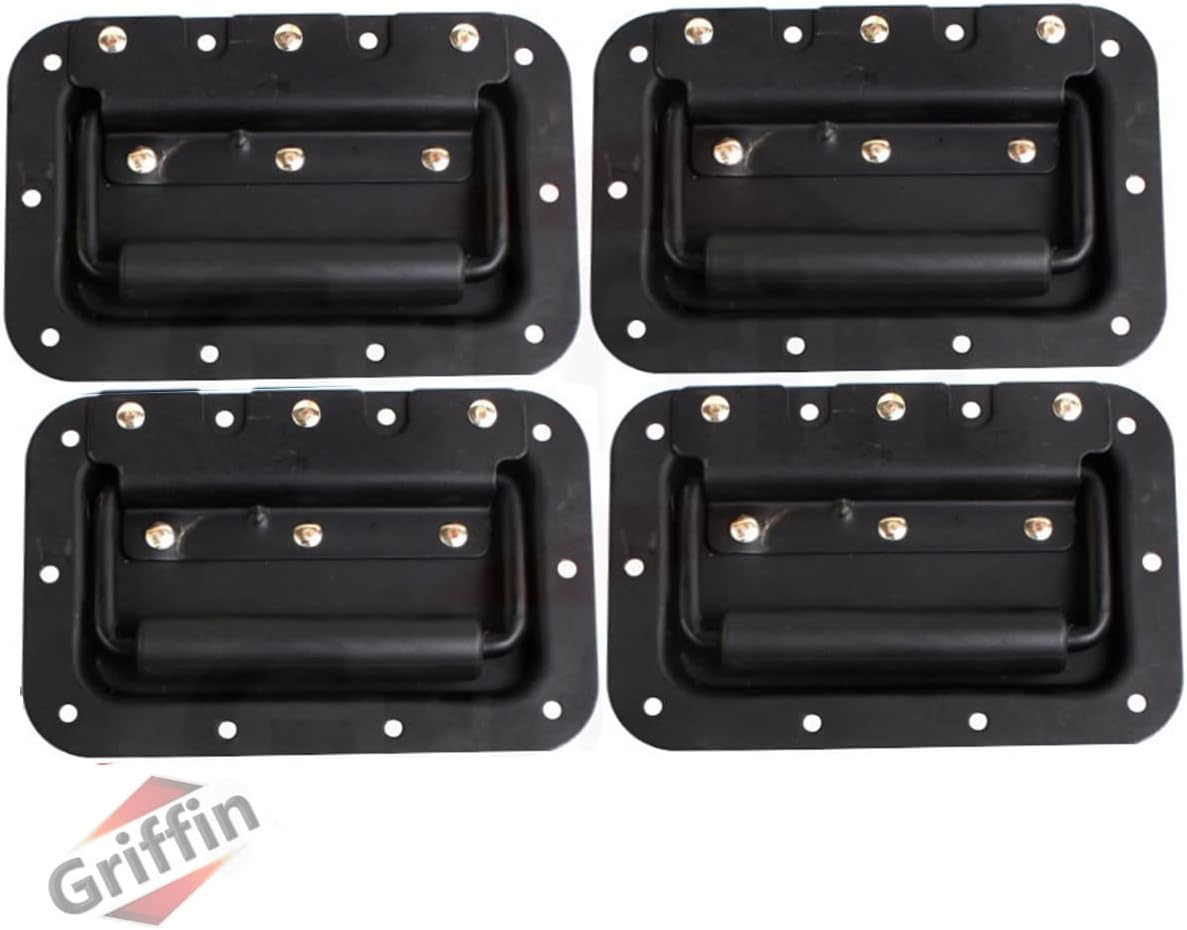 (4 PACK) - Metal Flip Speaker Cabinet Handles