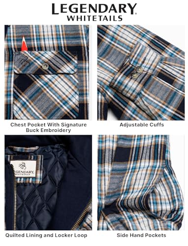 Image of Legendary Whitetails Mens Maplewood Hooded Shirt Jacket