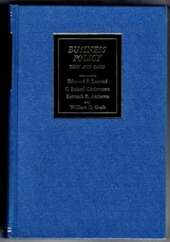 Hardcover Business policy: text and cases Book
