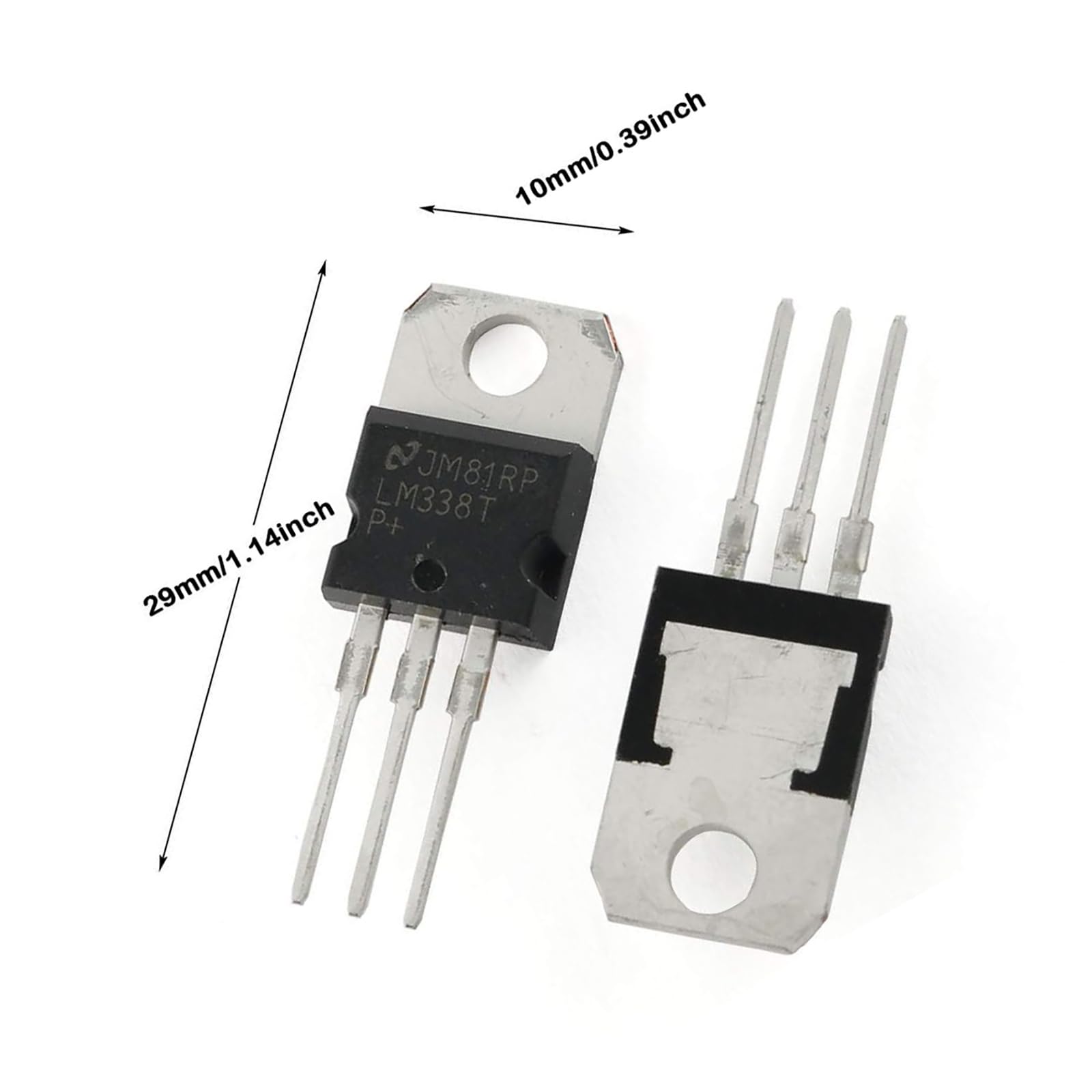 三端子レギュレーター LM338T 新品100個セット テキサスインスツルメンツ 可変三端子レギュレータ DC1.2V～32V 5A [RoHS] / LM338T-N
