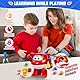 Super Wings Lucky Ball Spielzeug Jett, 20,5 cm, 7 Lucky Ball 2-in-1-Transformator-Spielzeug, mit 3 Sets von DIY-Aufklebern, Spielzeug-Flugzeuge und -Roboter für Kinder Jungen und Mädchen ab 3 Jahren