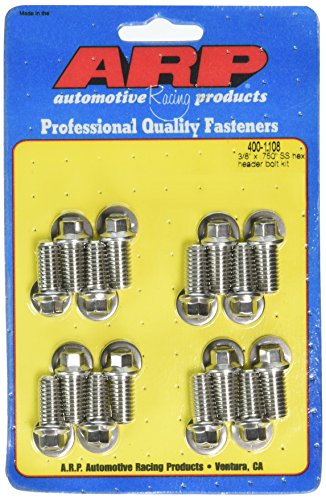 Image of ARP 4001108 Stainless 300 Hex Header Bolt Kit - Pack of 16
