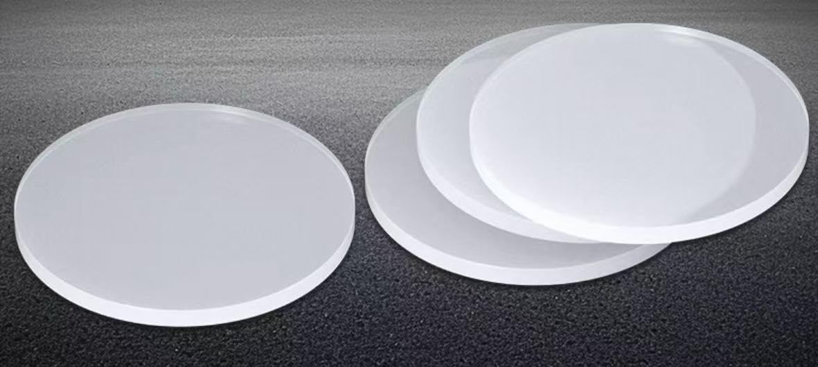 1 weiße Silikonkautschukplatte – 30 mm bis 220 mm Durchmesser, 1 mm – 5 mm dick, antihaftbeschichtete/reißfeste Matte for Bastelarbeiten/Dichtungen(220mm x 2mm)