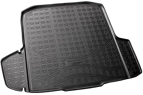 Recambo Rubberen kofferbakmat Premium geschikt voor Skoda Octavia II Combi | BJ 2005-2013 | precies passend met rand