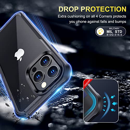 OMGZONE Privacy Case for iPhone 12/iPhone 12 Pro,Screen Protector built-in Anti Peeping Tempered Glass Full Body Case,360 Degree Shockproof Bumper Case for iPhone 12/12 Pro,Black - Image 4