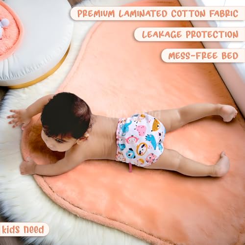 Image of kids need dry feel langot for new born baby 0-3 months, Pack of 3 Large size (5-10kg) super soft cotton cloth nappies for new born baby essentials nappy L1S