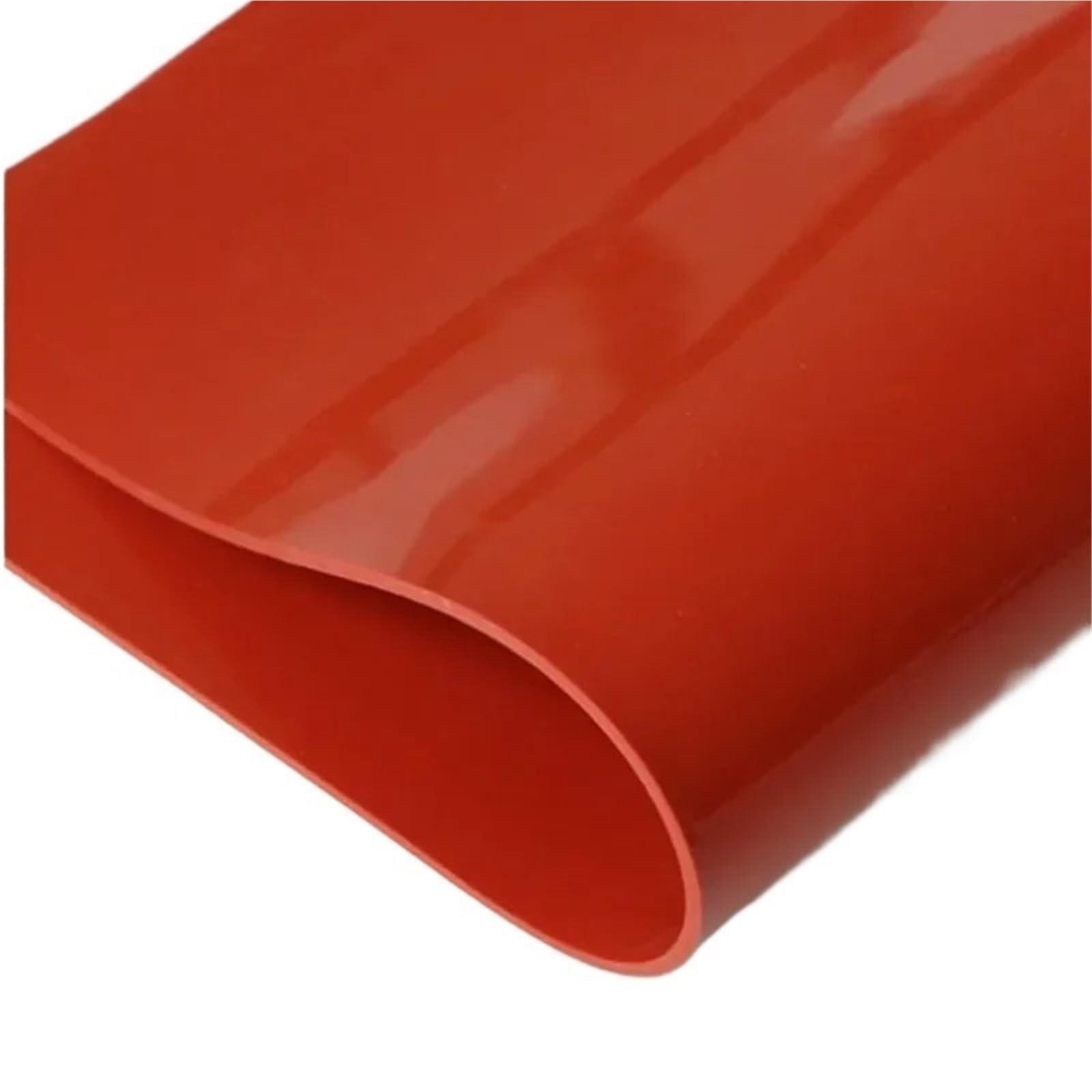 Dämpfungsdichtung aus Silikonkautschuk, 500 x 500 mm, durchscheinend schwarz, 1/2/3 mm(RED,1mm)