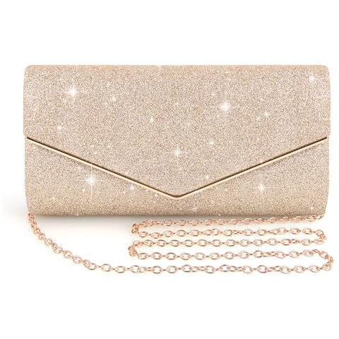 BELICOO Elegant Sequin Evening Clutch Bag Cover