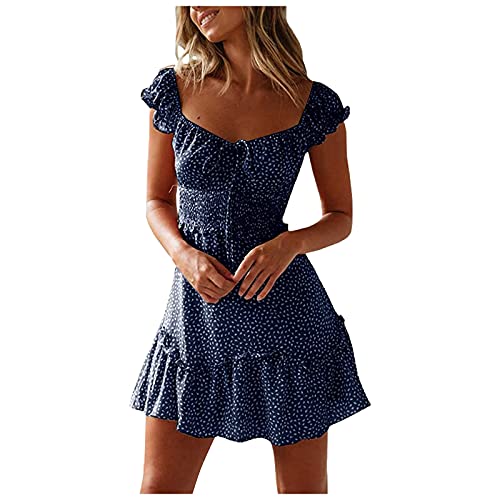 Vestido de verano para mujer, plisado, vestido de noche, vestido de cóctel, camisola, vestido informal, espagueti, sin mangas, largo, monocolor, botones, verano, cuello en V, blusa, vestido de playa,