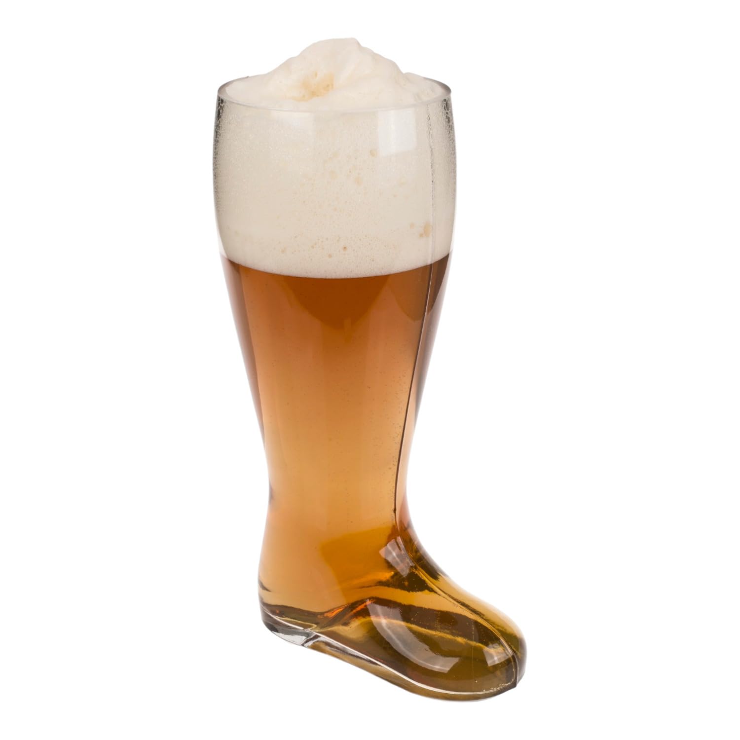 ootb 78/7890 XXL buty do piwa szklane, pojemność ok. 2 l, przezroczyste, 23,4 x 17,4 x 37,5 cm, 1 sztuka