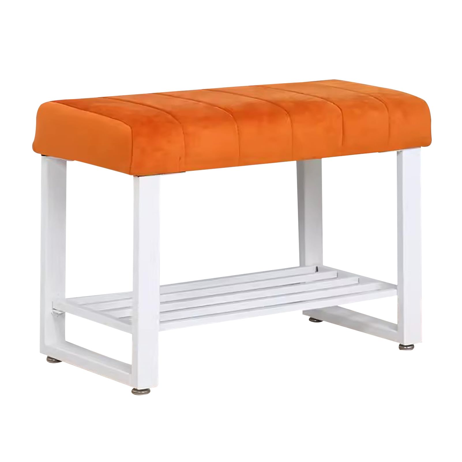 Banc à chaussures velours meuble de rangement pour chambre