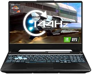 ASUS TUF Gaming A15 FA506IC-HN042W Laptop 15.6" FHD IPS AMD Ryzen 5 4600H 144 Hz 8 GB DDR4-SDRAM 512 GB SSD NVIDIA GeForce RTX 3050 Backlit Keyboard Windows 11 Home Black