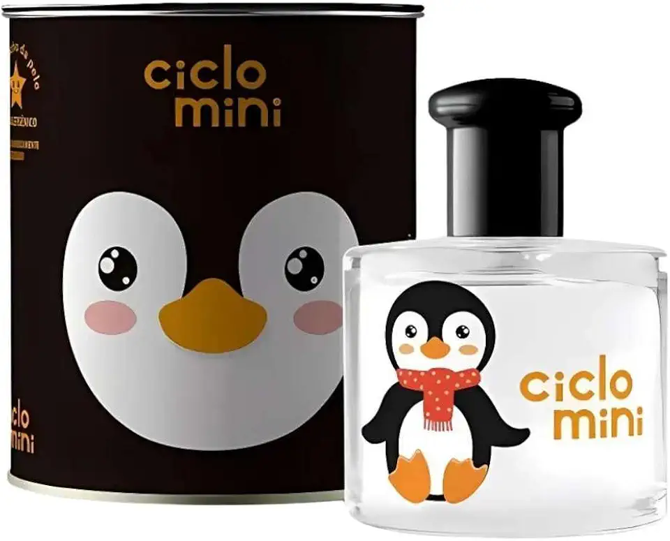 Ciclo Mini Colônia Infantil Pingucho, Deo Perfume em Lata para Meninos, 100ml