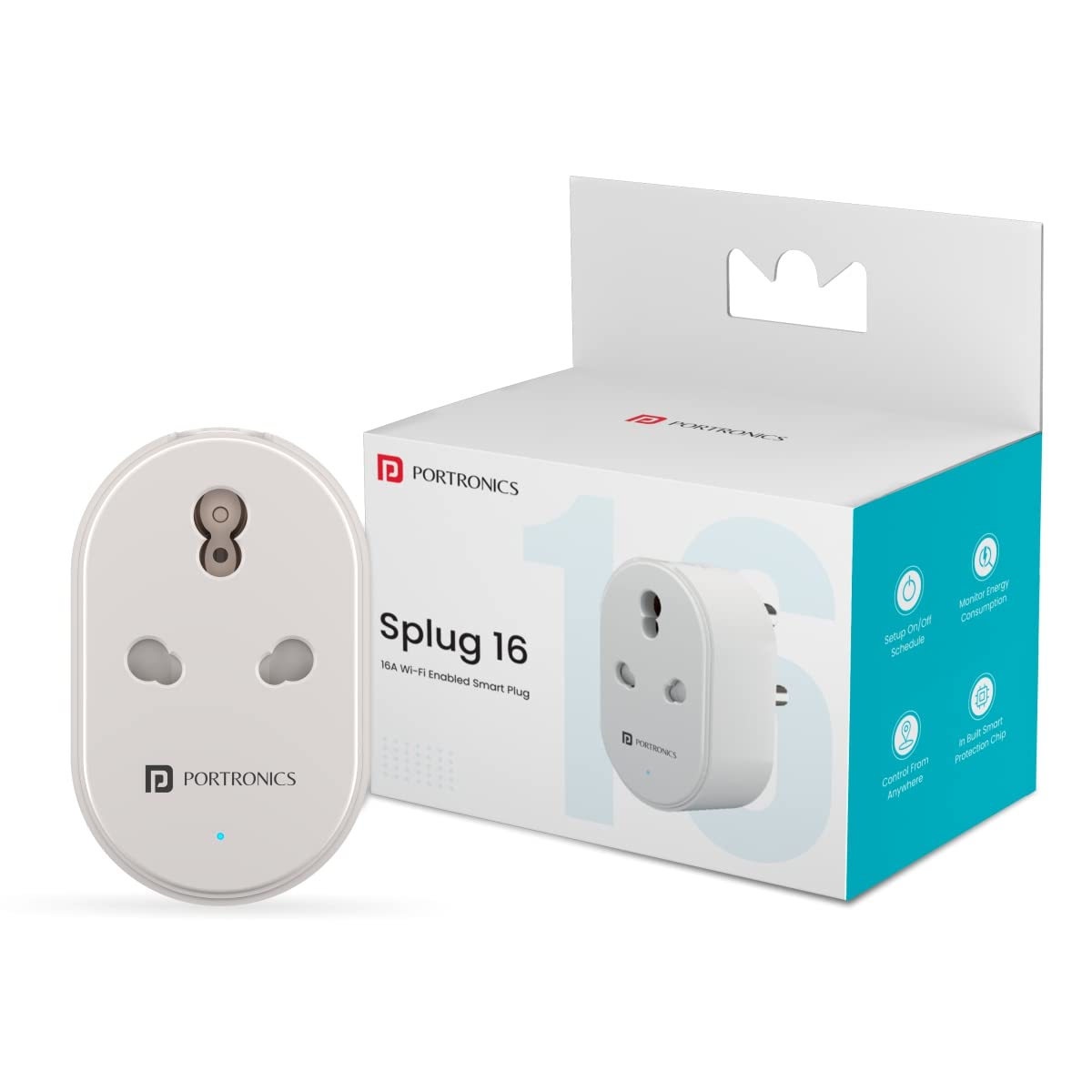 See full amazon price history chart for Portronics Splug 16 Wifi 16A Smart Plug Suitable for AC, Geyser, TVs, Fan Compatible with Alexa and Google Assistant(White) Portronics Splug 16 Wifi 16A Smart Plug Suitable for AC, Geyser, TVs, Fan Compatible with Alexa and Google Assistant(White) (B09KVBH9HW) Amazon Price History, Amazon Price Tracker