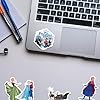 50pcs Frozen Princess Stickers for Girl Water Bottle, Cute Disney Cartoon Waterproof Vinyl Decal for Teen Kids Laptop Skateboard Phone Guitar Travel Case Bike Helmet #2